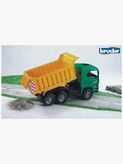 Legetøjsbiler & -Fartøjer-Bruder MAN TGA Lastbil m. Tiplad