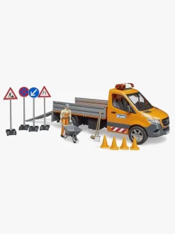 Legetøjsbiler & -Fartøjer-StanleyJr Bruder Mb Sprinter Arbejdsbil med Figur