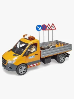 Legetøjsbiler & -Fartøjer-StanleyJr Bruder Mb Sprinter Arbejdsbil med Figur