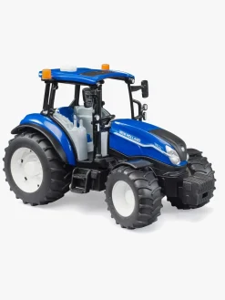 Legetøjsbiler & -Fartøjer-Bruder New Holland Traktor T5 120