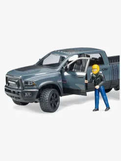 Legetøjsbiler & -Fartøjer-Bruder RAM 2500 Power Wagon Inkl. Trailer m. Roadster Racing Team