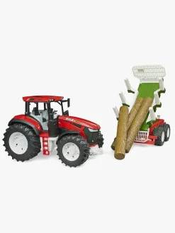 Legetøjsbiler & -Fartøjer-Bruder Roadmax Traktor med Trækvogn