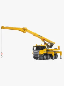 Legetøjsbiler & -Fartøjer-Bruder Scania R-Series Liebherr Kranbil