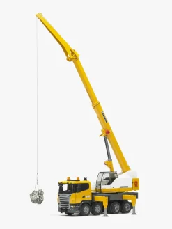 Legetøjsbiler & -Fartøjer-Bruder Scania R-Series Liebherr Kranbil