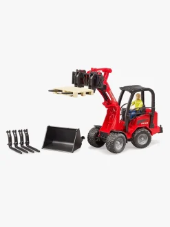 Legetøjsbiler & -Fartøjer-Bruder Schäffer Minilæsser 2034 & Figur