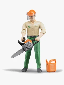 Legetøjsbiler & -Fartøjer-Bruder Skovarbejder m. Tilbehør Flerfarvet