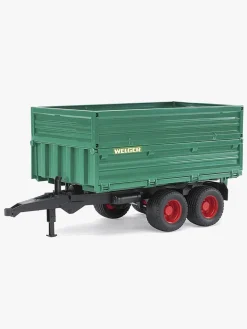 Legetøjsbiler & -Fartøjer-Bruder Tipvogn Welger 02010 m. Aftagelige Sider & Top