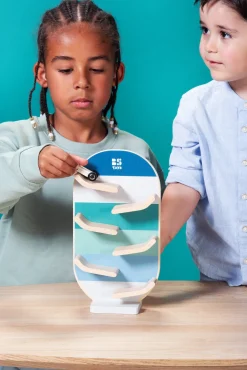 Legetøjsbiler & -Fartøjer-BSToys BS Toys Racerbane med 2 Biler