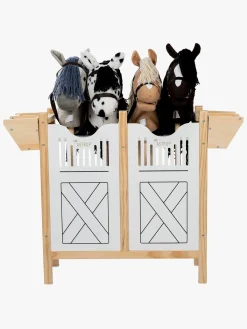 Dukker & Bamser-byASTRUP Hesteboks til 4 Kæpheste