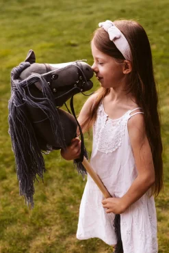 Dukker & Bamser-byASTRUP Kæphest Sky, Grå Grå/Hvid