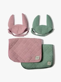 Dukker & Bamser-byASTRUP Sæt Corduroy, Rose Lyserød