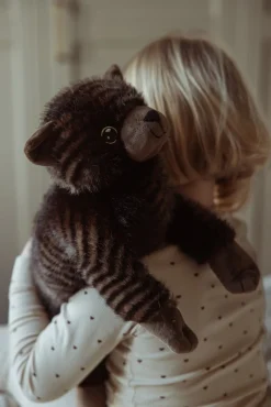 Dukker & Bamser-byASTRUP Tyngdebamse Kat 1.2 kg Sort/Grå