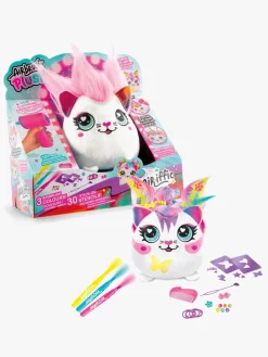 Kreativt Legetøj-AirbrushPlush Canal Toys Airbrush Plush Hair'iffic Squishy Bamse Pal-Precious  17 cm