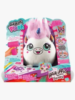 Kreativt Legetøj-AirbrushPlush Canal Toys Airbrush Plush Hair'iffic Squishy Bamse Pal-Princess  17 cm