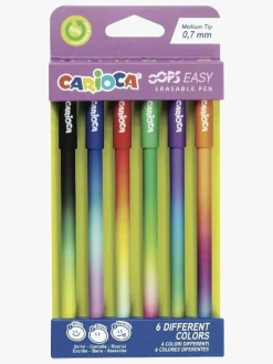 Kreativt Legetøj-Carioca OOPS Sletbare Kuglepenne 6-pak