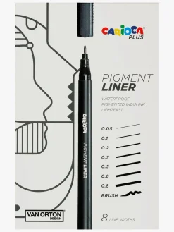 Kreativt Legetøj-Carioca PLUS Pigmentliner 8-pak