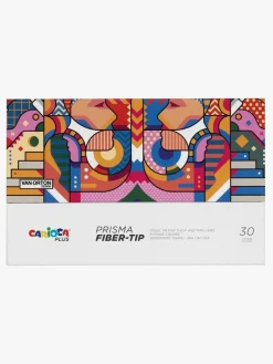 Kreativt Legetøj-Carioca Prisma Fibertusser 30-pak