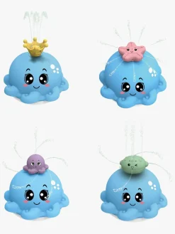 Vandlegetøj-CarloBaby Vandsprøjtende Blæksprutte Badelegetøj med Lys