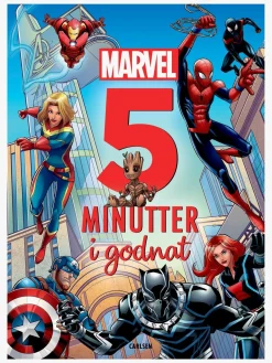 Bøger-MarvelAvengers Carlsen Bog Fem minutter i godnat - Marvel