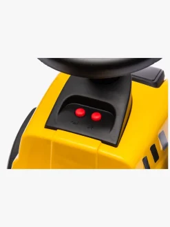 Pedal- & Gåbiler-CAT erpillar Gåbil med Trailer, Gul