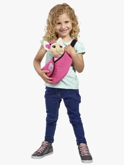 Dukker & Bamser-ChichiLove ChiChi Love Hund i Trendy Taske Lyserød/Brun