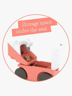 Pedal- & Gåbiler-Chillafish Blockie Gåbil, Flamingo Lyserød