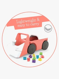 Pedal- & Gåbiler-Chillafish Blockie Gåbil, Flamingo Lyserød