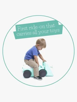 Pedal- & Gåbiler-Chillafish Blockie Gåbil, Mint Grøn