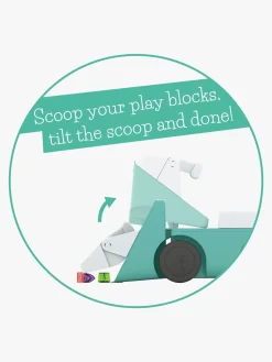 Pedal- & Gåbiler-Chillafish Blockie Gåbil, Mint Grøn