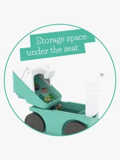 Pedal- & Gåbiler-Chillafish Blockie Gåbil, Mint Grøn