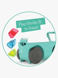 Pedal- & Gåbiler-Chillafish Blockie Gåbil, Mint Grøn