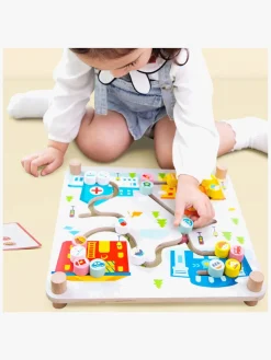 Trælegetøj-ClassicWorld Classic World City 2 in 1 Pathfinder Trælegetøj