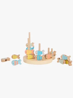 Spil & Puslespil-ClassicWorld Classic World Fiskespil med Stabeltårn