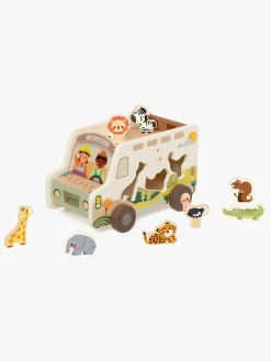 Trælegetøj-ClassicWorld Classic World Prairie Adventure Truck Puttekasse