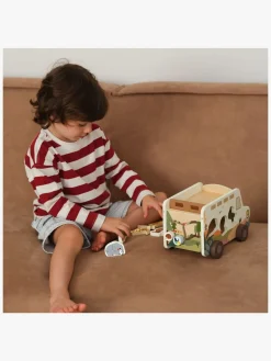 Trælegetøj-ClassicWorld Classic World Prairie Adventure Truck Puttekasse