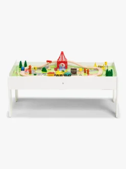 Togbaner & Legeborde-ClassicWorld Classic World Togbord 60 Dele, Hvid Hvid/Flerfarvet