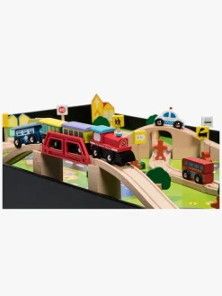 Togbaner & Legeborde-ClassicWorld Classic World Togbord 90 Dele, Sort