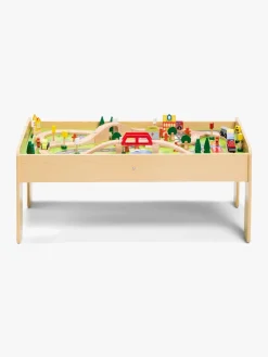 Togbaner & Legeborde-ClassicWorld Classic World Togbord 90, Natur Beige