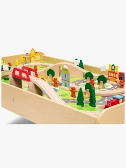 Togbaner & Legeborde-ClassicWorld Classic World Togbord 90, Natur Beige