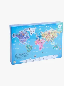 Spil & Puslespil-ClassicWorld Classic World Verdenskort Puslespil 48 Brikker