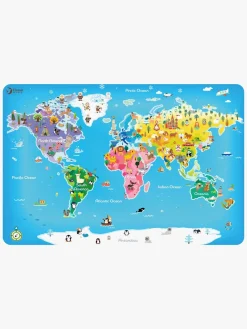 Spil & Puslespil-ClassicWorld Classic World Verdenskort Puslespil 48 Brikker