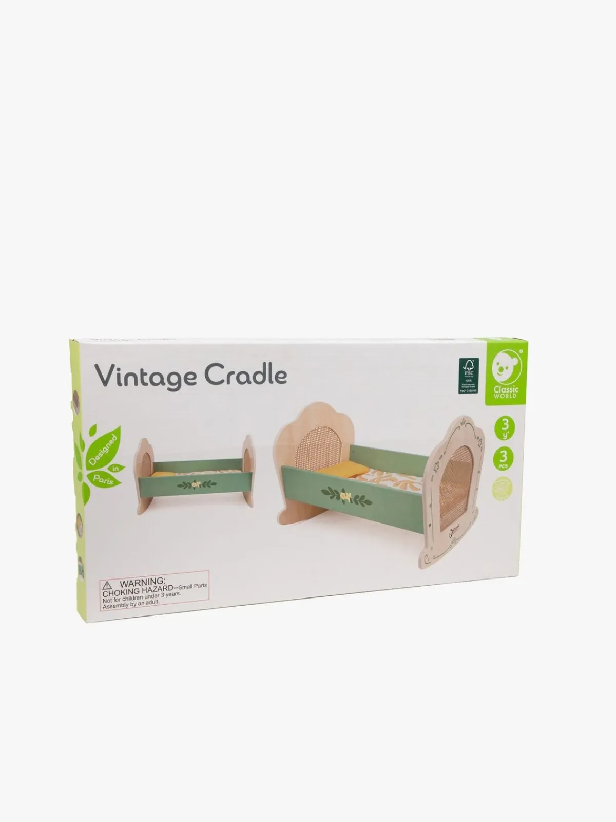 Dukker & Bamser-ClassicWorld Classic World Vintage Dukkevugge