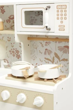 Legetøj Til Børn På 0-10 År|Rolleleg-ClassicWorld Classic World  Vintage Legekøkken, White Hvid/Beige