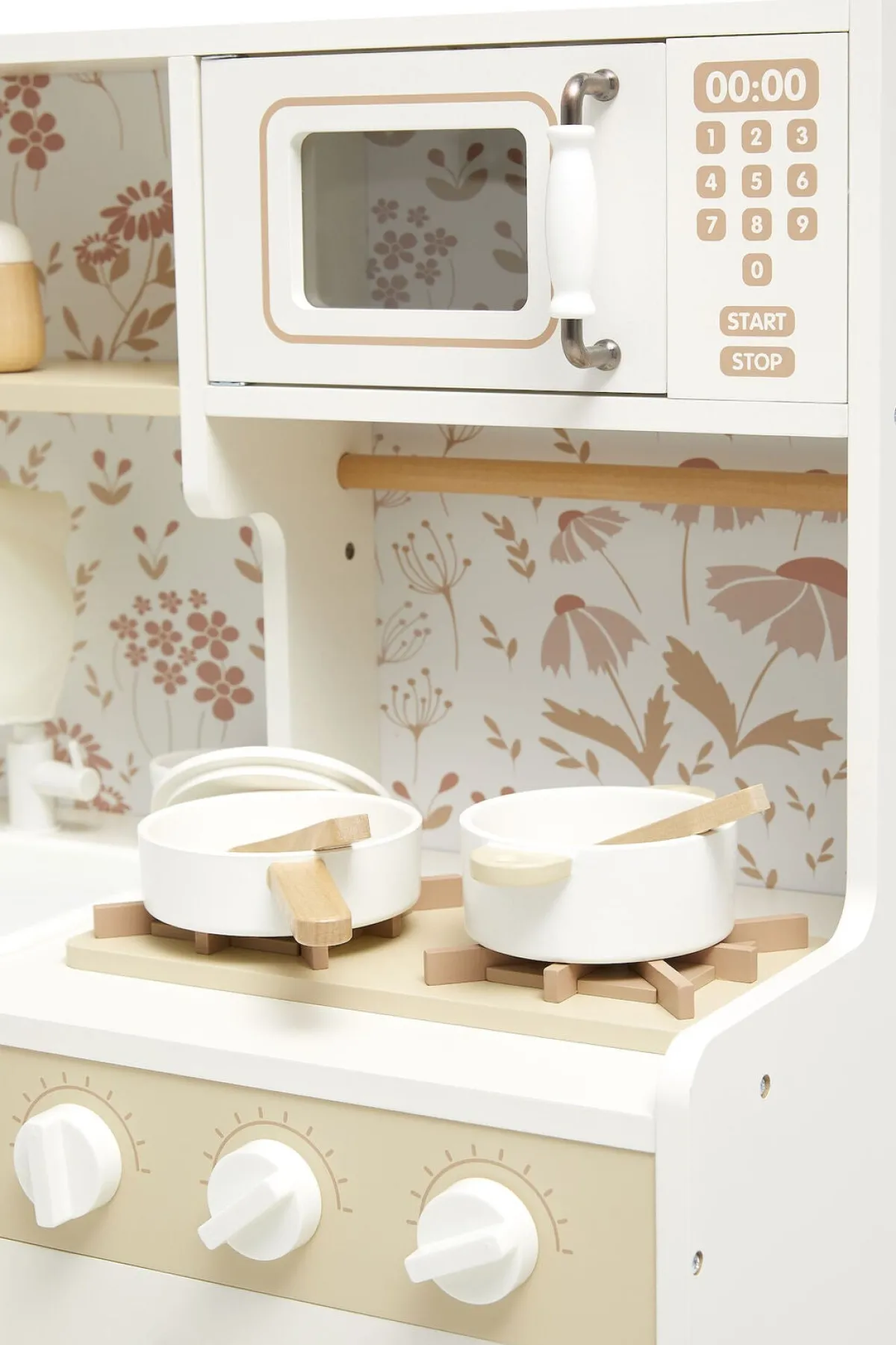 Legetøj Til Børn På 0-10 År|Rolleleg-ClassicWorld Classic World  Vintage Legekøkken, White Hvid/Beige