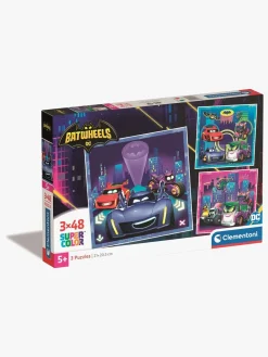 Spil & Puslespil-Clementoni Batwheels Puslespil 3x48