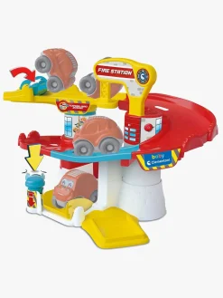 Legetøjsbiler & -Fartøjer-Clementoni Brandstation Tumbling Cars