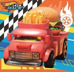 Spil & Puslespil-Clementoni Hot Wheels Puslespil 3x48