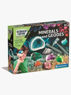 Eksperimenter & Videnskab-Clementoni Science & Play Forskersæt Mineraler