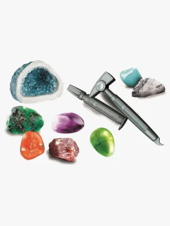 Eksperimenter & Videnskab-Clementoni Science & Play Forskersæt Mineraler