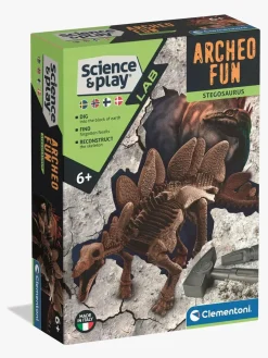 Eksperimenter & Videnskab-Clementoni Science & Play Udgravningssæt Stegosaurus